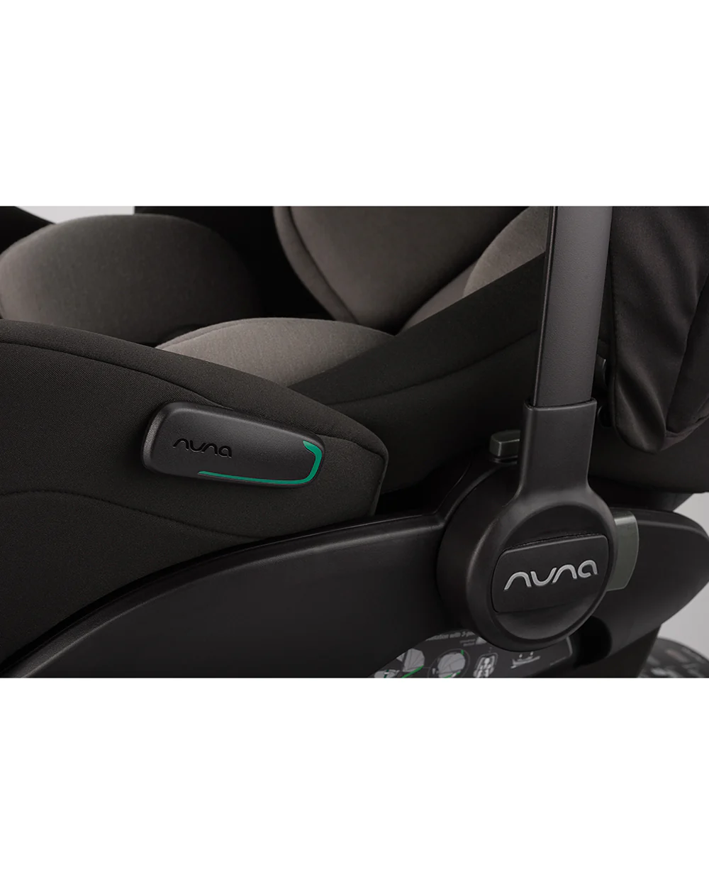Nuna Arra Flex Baby Car Seat-Rear Facing-Flat Recling Seat 157 Degrees-3 Positions Recline-10 Positions Adjustable Headrest-For 0 to 2Y (Upto 13 Kg)-Caviar - Image 12