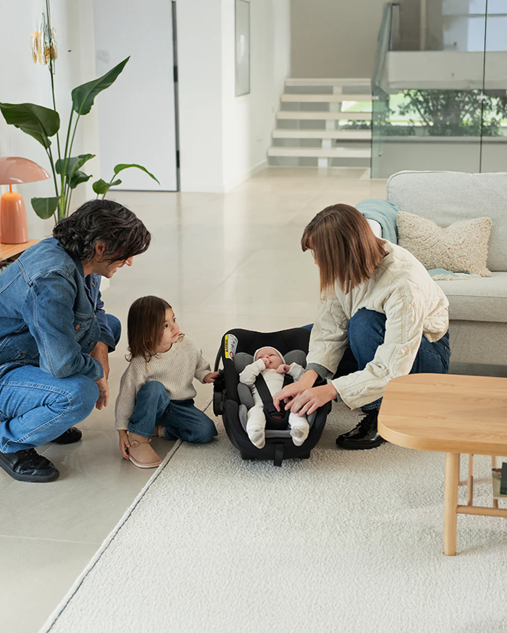 Nuna Arra Flex Baby Car Seat-Rear Facing-Flat Recling Seat 157 Degrees-3 Positions Recline-10 Positions Adjustable Headrest-For 0 to 2Y (Upto 13 Kg)-Caviar - Image 15