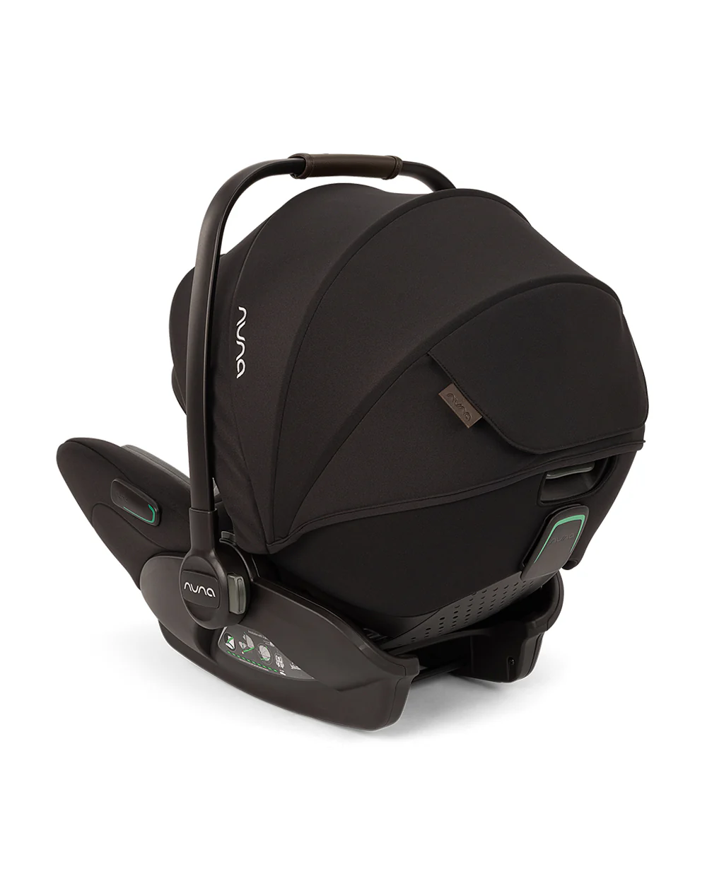 Nuna Arra Flex Baby Car Seat-Rear Facing-Flat Recling Seat 157 Degrees-3 Positions Recline-10 Positions Adjustable Headrest-For 0 to 2Y (Upto 13 Kg)-Caviar - Image 7