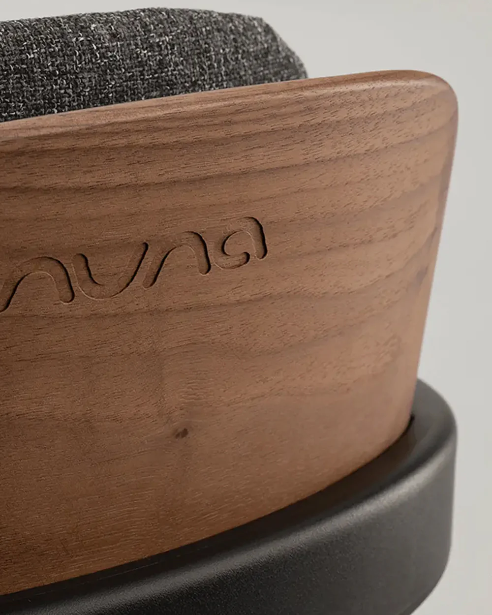Nuna Bryn Baby High Chair-With Removable Seat Pad & Child Tray-Tool Free Assembly-Made From Premium Black Walnut & Maple Woods-For 6M+ (Upto 100 Kg)-Sanderson - Image 18