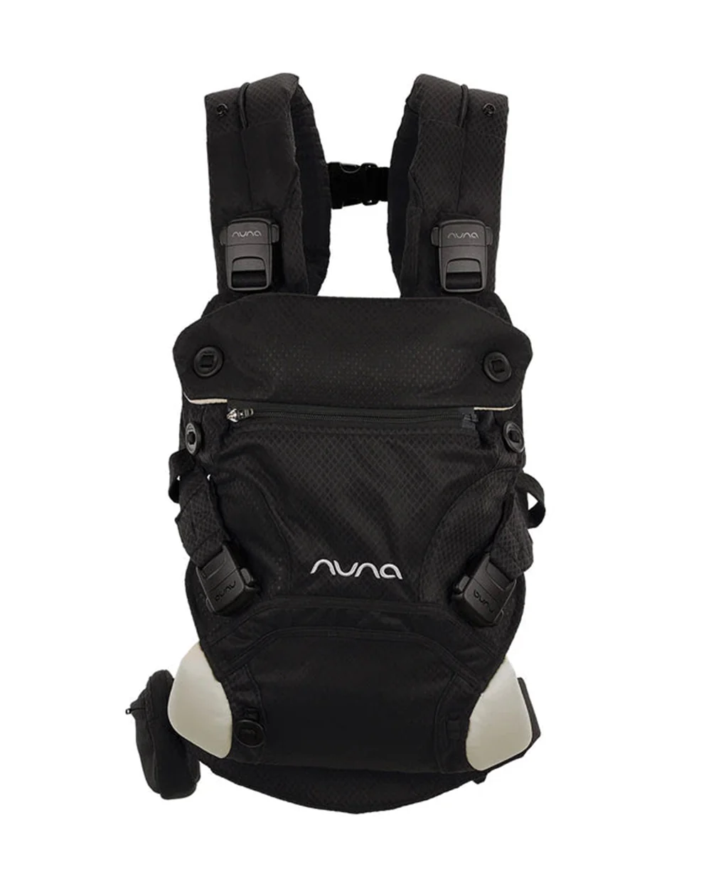Nuna Cudl Clik Baby Carrier-4 Carry Positions-Innovative Leg Openings-For 0 to 3Y (Upto 16Kg)-Caviar - Image 3