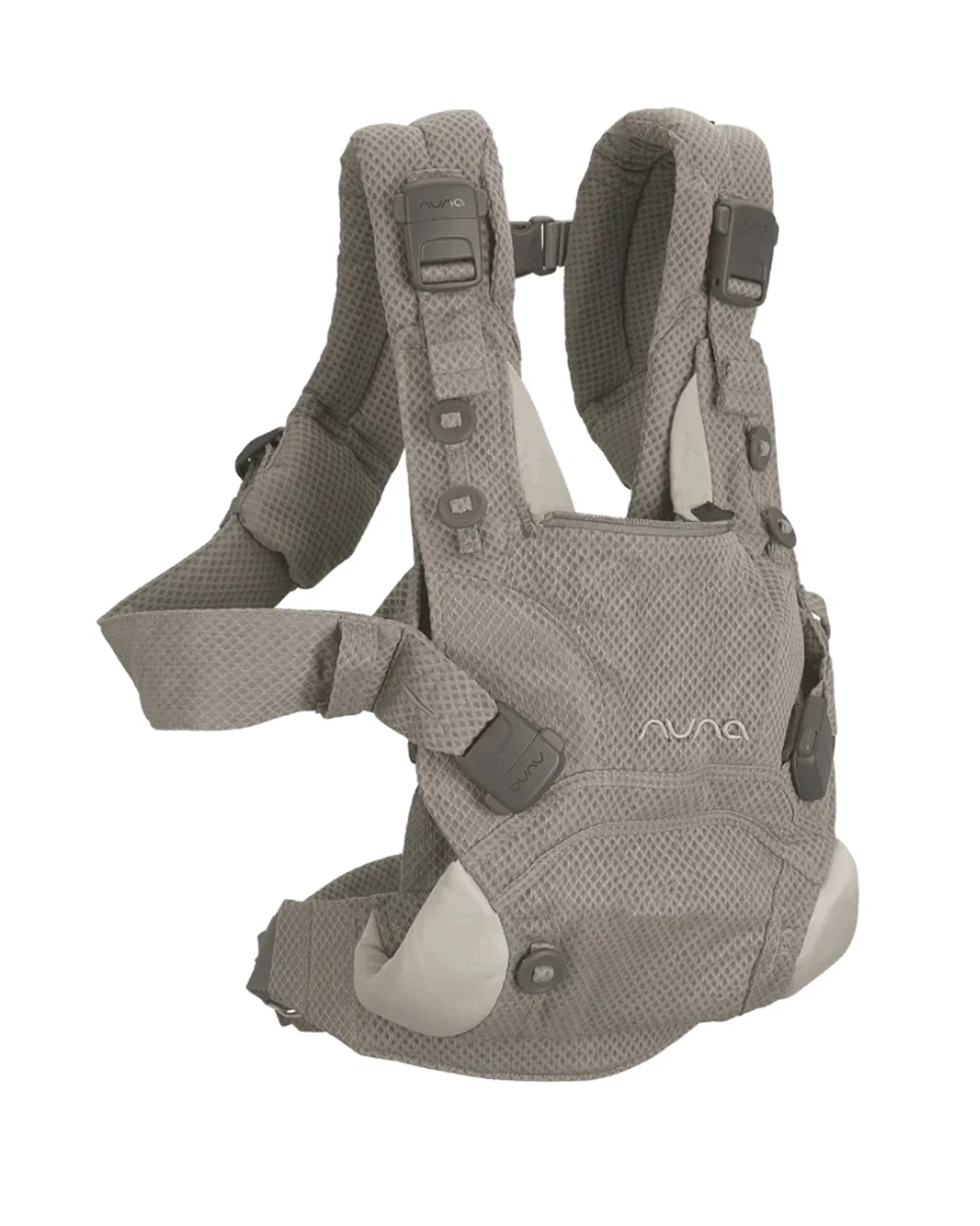 Nuna Cudl Clik Baby Carrier-4 Carry Positions-Innovative Leg Openings-For 0 to 3Y (Upto 16Kg)-Fog - Image 3