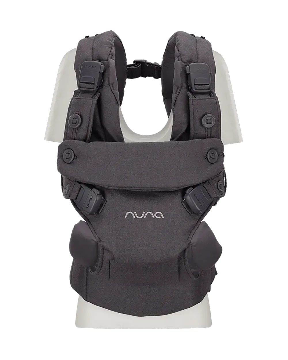 Nuna Cudl Luxe Baby Carrier-4 Carrying Position-Made With 70% Cashmere & 30% Silk Blend-Perfectly Giftable-With Laundry Bag, Pouch, Socks, Bibs, Harness Cover & Storage Bag-For 0 to 3Y (Upto 16 Kg)-Dusk