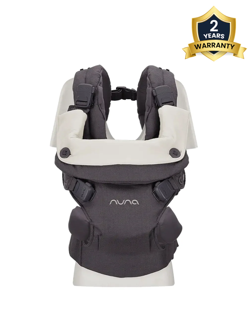 Nuna Cudl Luxe Baby Carrier-4 Carrying Position-Made With 70% Cashmere & 30% Silk Blend-Perfectly Giftable-With Laundry Bag, Pouch, Socks, Bibs, Harness Cover & Storage Bag-For 0 to 3Y (Upto 16 Kg)-Dusk - Image 2