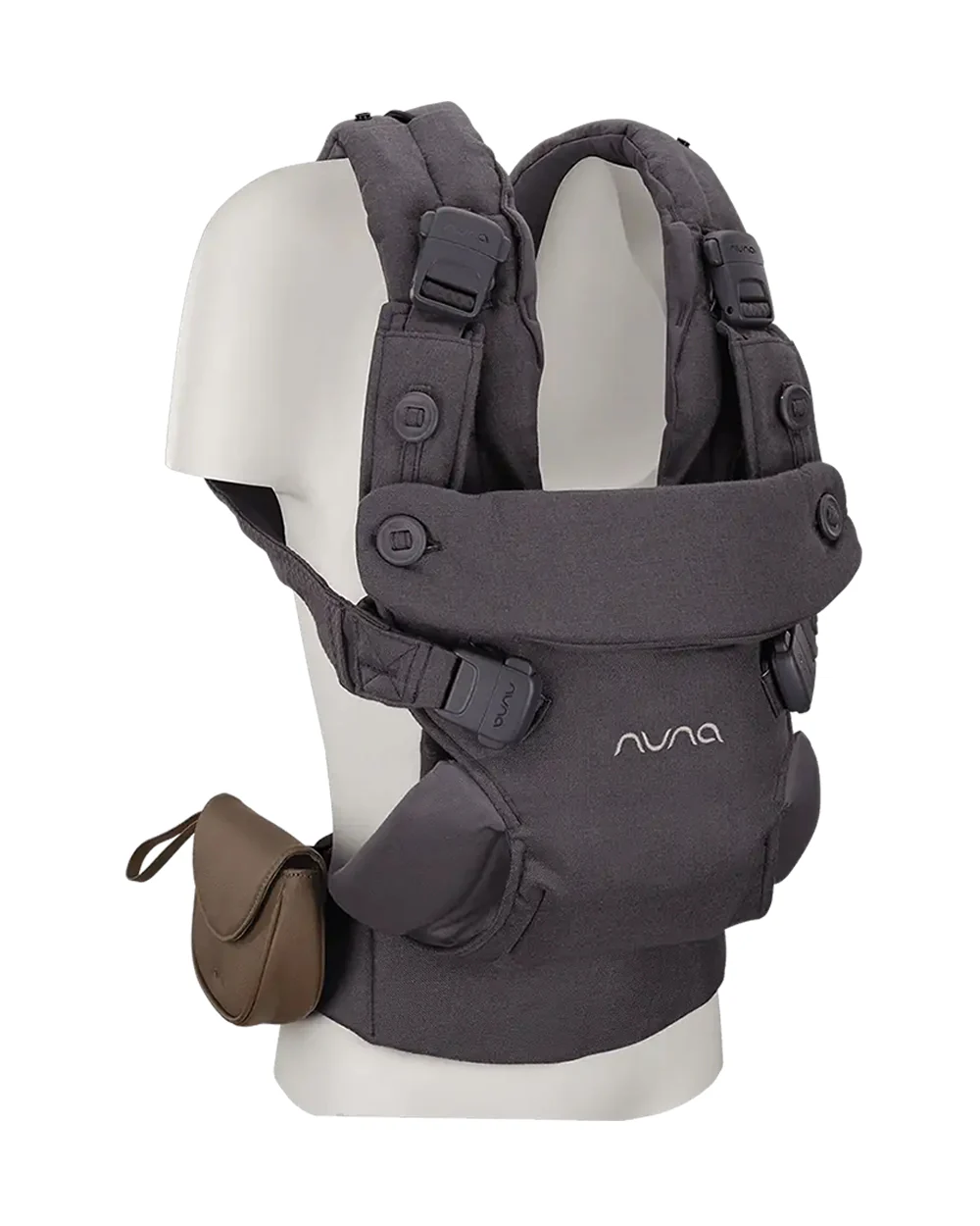 Nuna Cudl Luxe Baby Carrier-4 Carrying Position-Made With 70% Cashmere & 30% Silk Blend-Perfectly Giftable-With Laundry Bag, Pouch, Socks, Bibs, Harness Cover & Storage Bag-For 0 to 3Y (Upto 16 Kg)-Dusk - Image 6