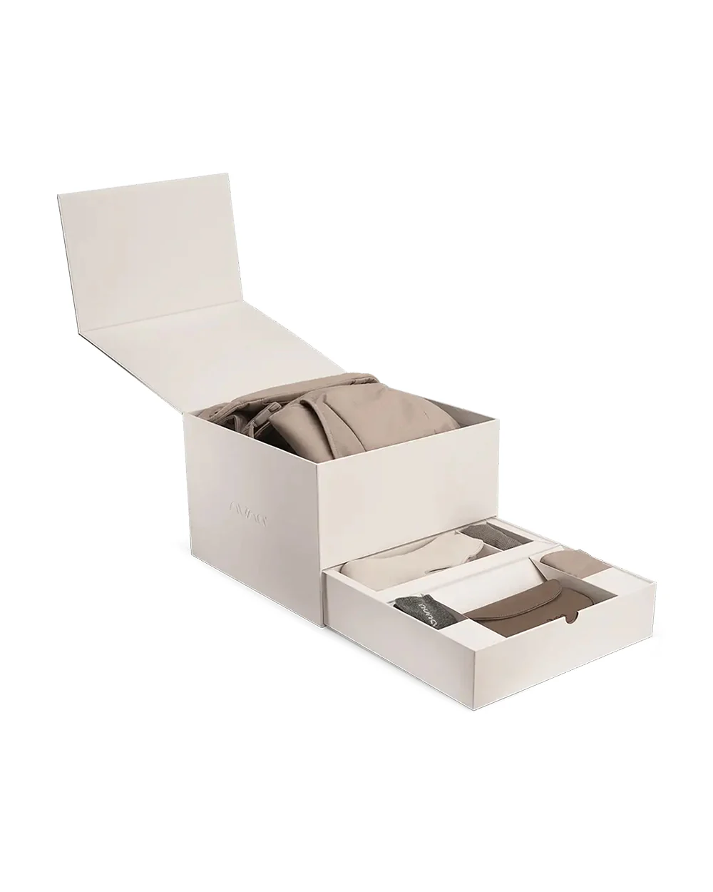 Nuna Cudl Luxe Baby Carrier-4 Carrying Position-Made With 70% Cashmere & 30% Silk Blend-Perfectly Giftable-With Laundry Bag, Pouch, Socks, Bibs, Harness Cover & Storage Bag-For 0 to 3Y (Upto 16 Kg)-Dusk - Image 9