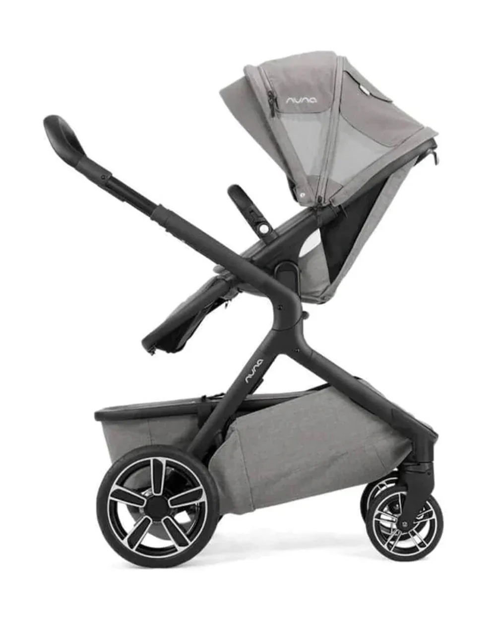 Nuna Demi Grow Baby Stroller-With Cup Holder-Converts to Double or Twin Stroller-Custom Dual Suspension-Pram for 6M to 4Y (Upto 22 Kg)-Frost - Image 6