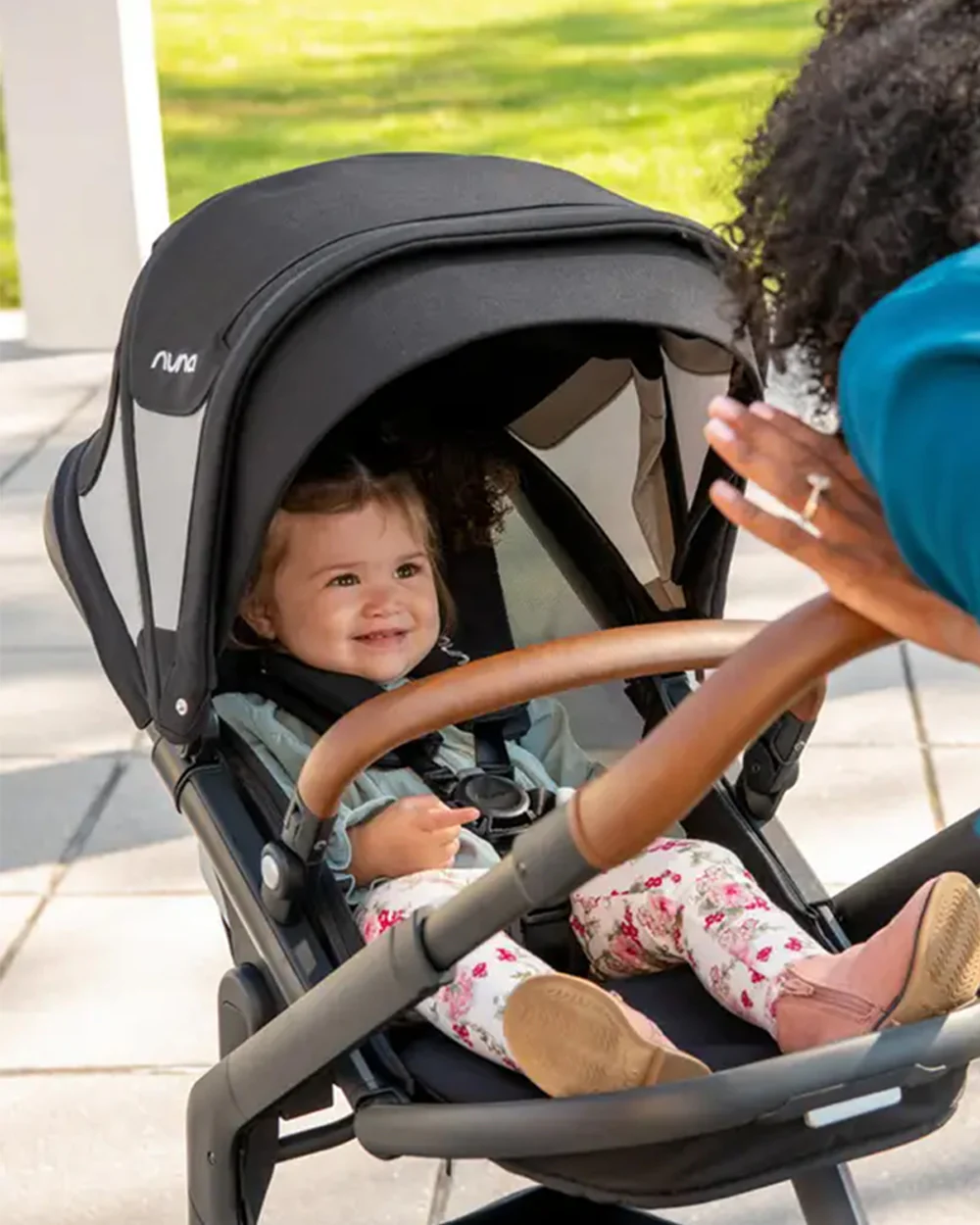 Nuna Demi Grow Baby Stroller-With Cup Holder-Converts to Double or Twin Stroller-Custom Dual Suspension-Pram for 6M to 4Y (Upto 22 Kg)-Timber - Image 11
