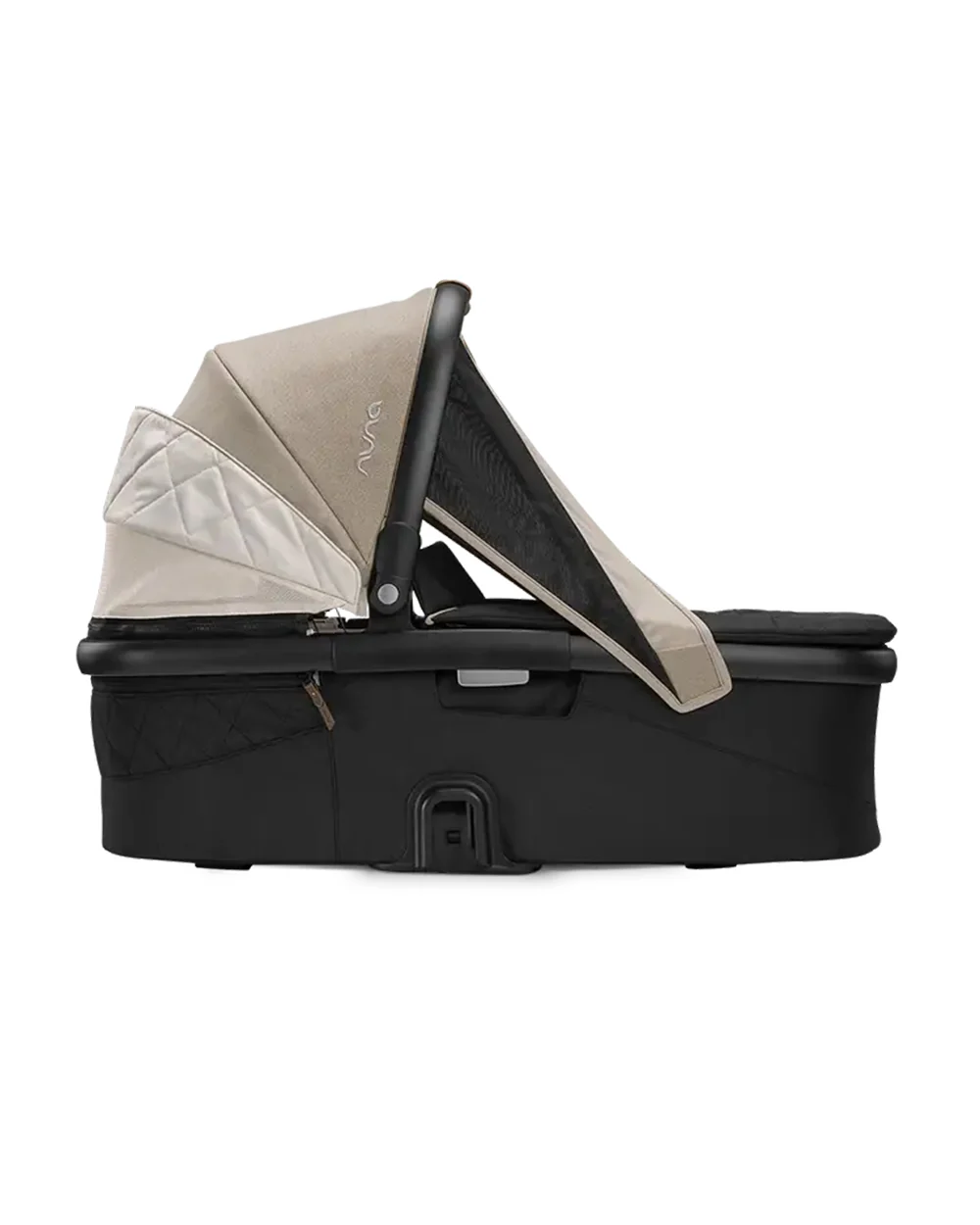 Nuna Demi Grow Carry Cot-Protective UPF 50+ Canopy-Flat Fold-For 0M+ (Upto 9 Kg)-Timber - Image 3