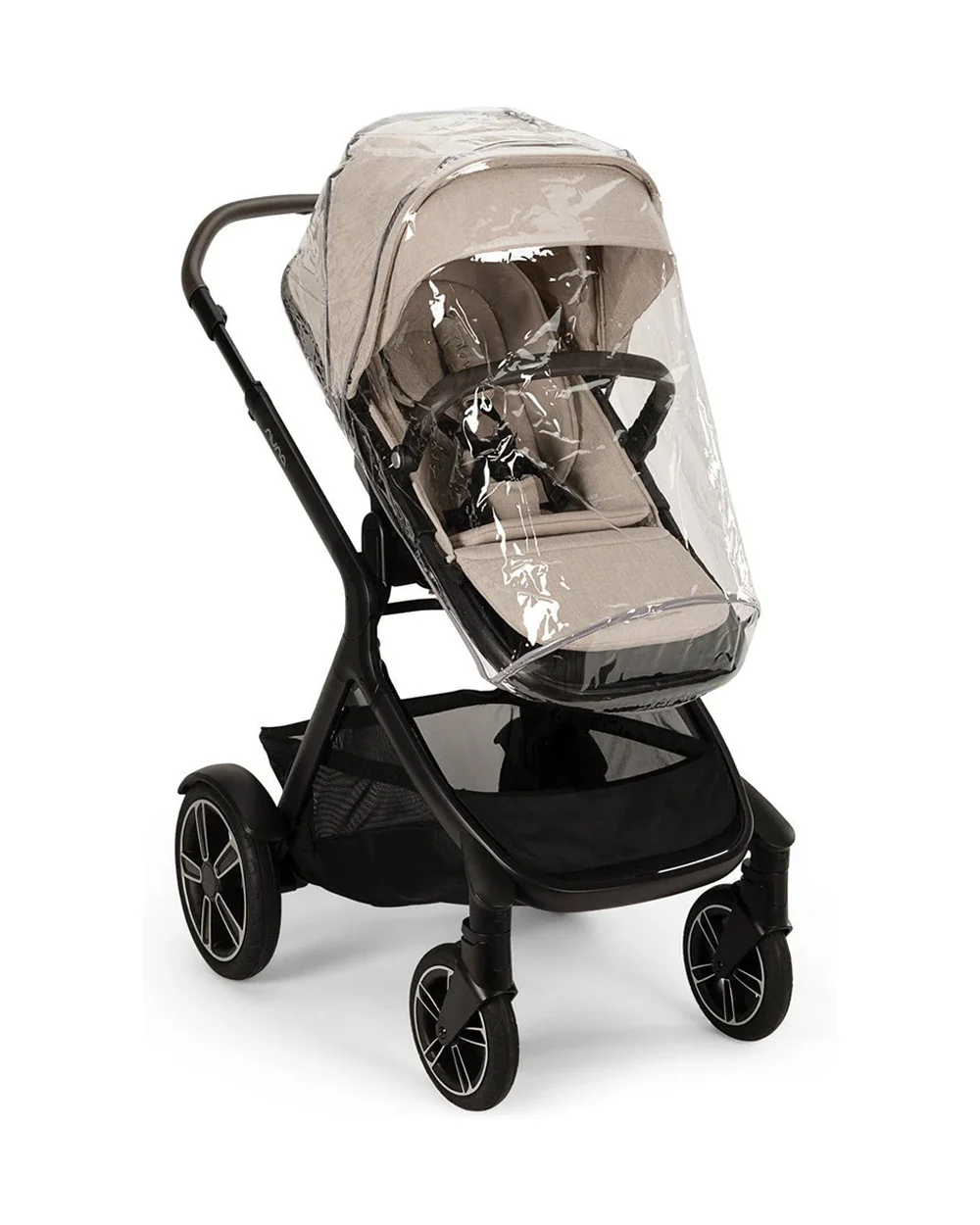 Nuna Demi Next Baby Stroller-With Cup Holder-Height Adjustable Parent Handle Bar-Reversible Seat-Wide Front Wheels-10 Kg Spacious Basket-2 Years Warranty-For 6M to 4Y (Upto 22 Kg)-Biscotti - Image 8