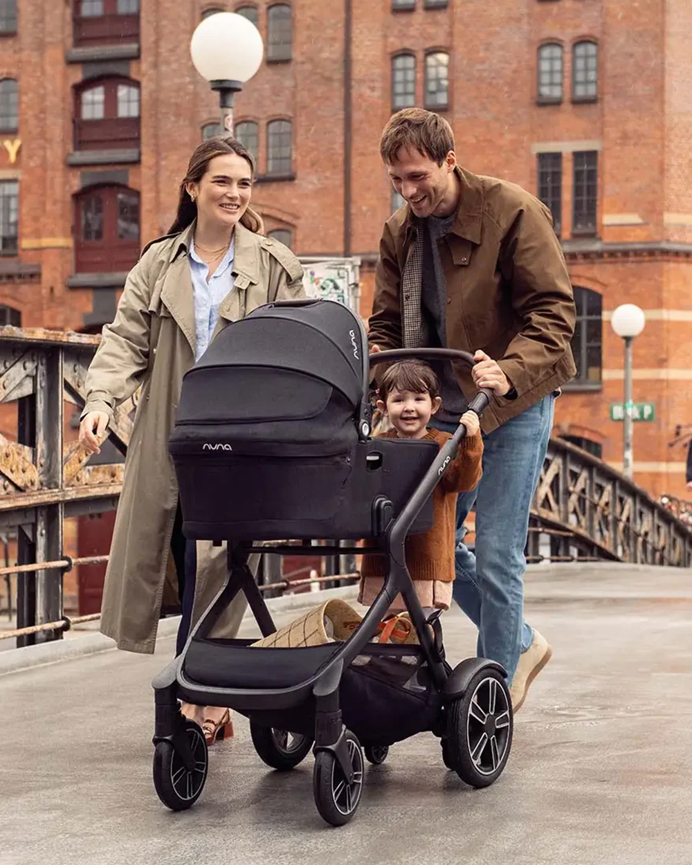 Nuna Demi Next Rider Board-Quick & Easy Attachment (No Adapters Required)-Non Skid Surface To Prevent Slipping-Folds Into Stroller Basket-Upto 20 Kg-Caviar - Image 9