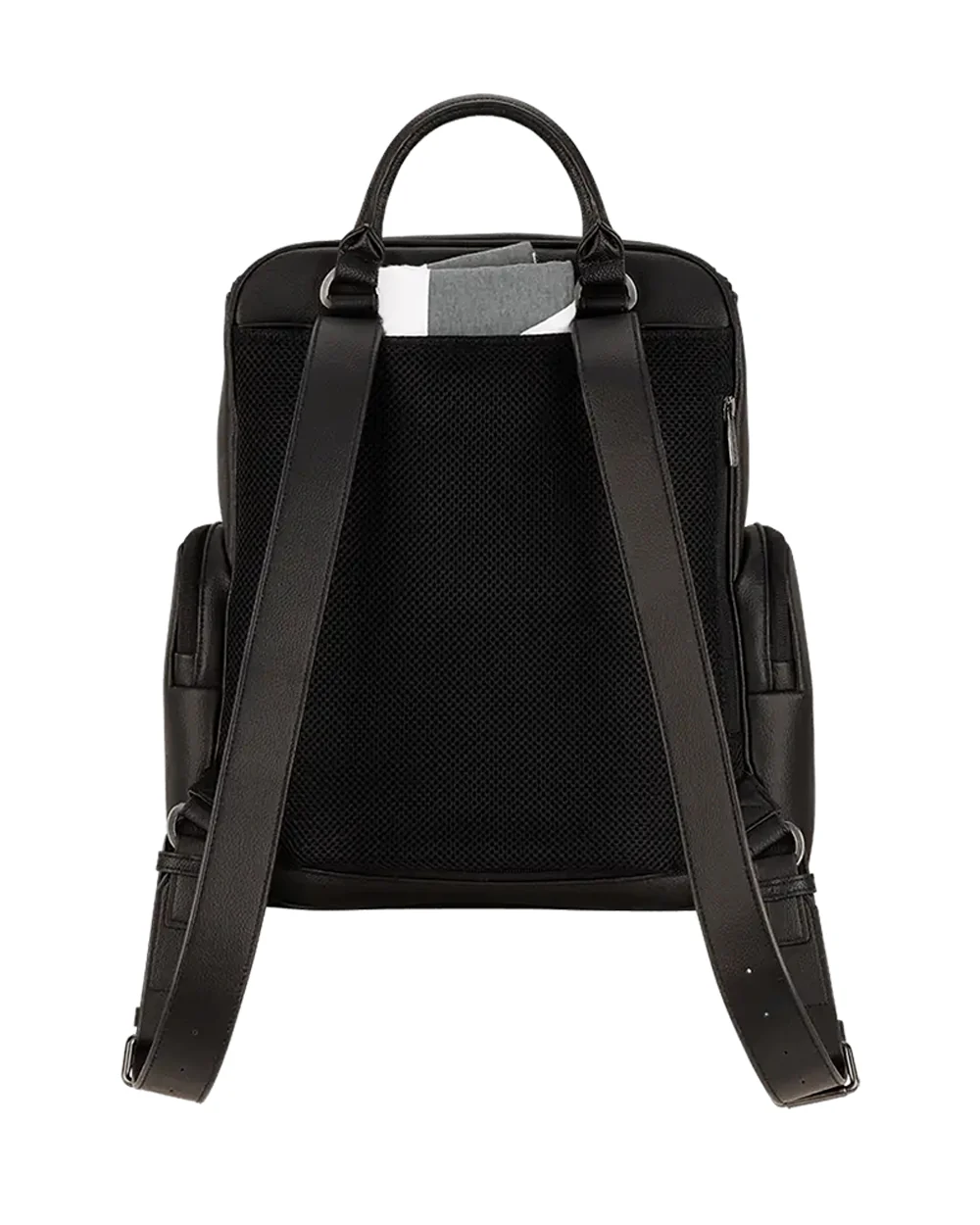 Nuna Essential Diaper Bag-Backpack-Changing Pad With Magnetic Closure-Removable Toiletry Pouch-Back Pocket Unzips Into Trolley Sleeve-Caviar - Image 5