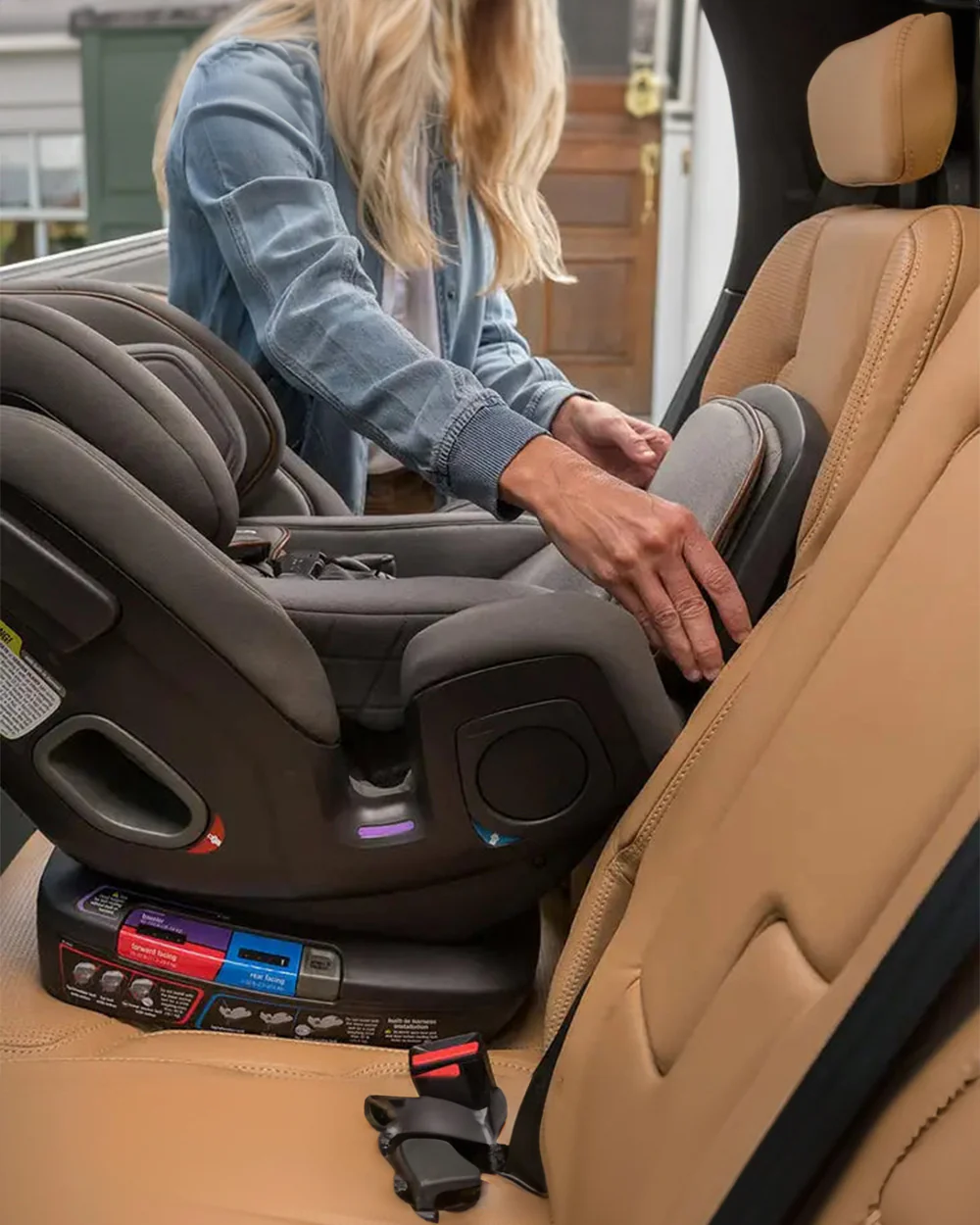 Nuna Exec-Baby Car Seat-Convertible (Front & Rear Facing)-Aeroflex Side Impact Protection System-For 0M+ (Upto 55Kg)-Granite - Image 13