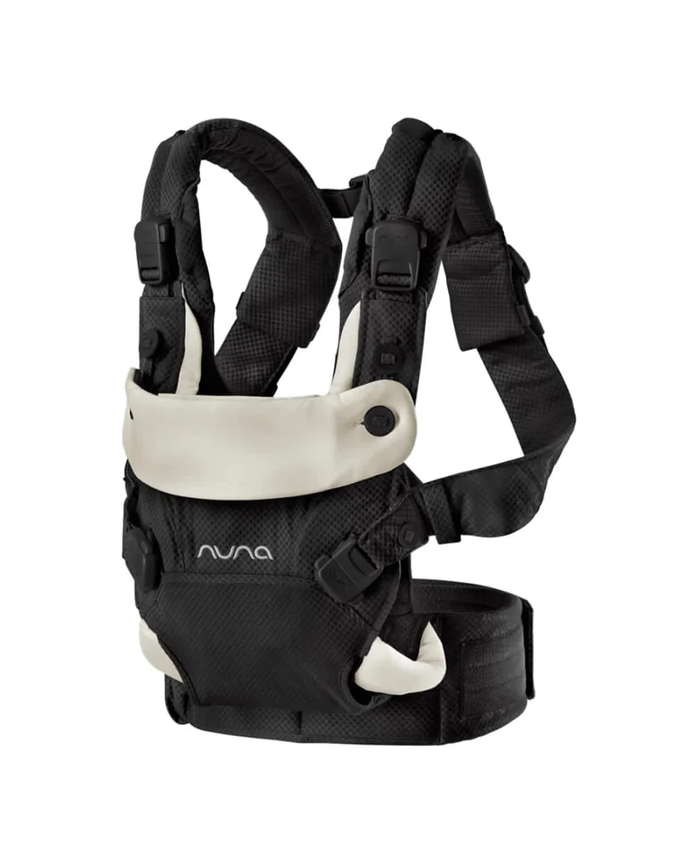 Nuna Luun Baby Carrier-3 Carry Positions-Washable Infant Head Support-For 0 to 3Y (Upto 16Kg)-Caviar - Image 4