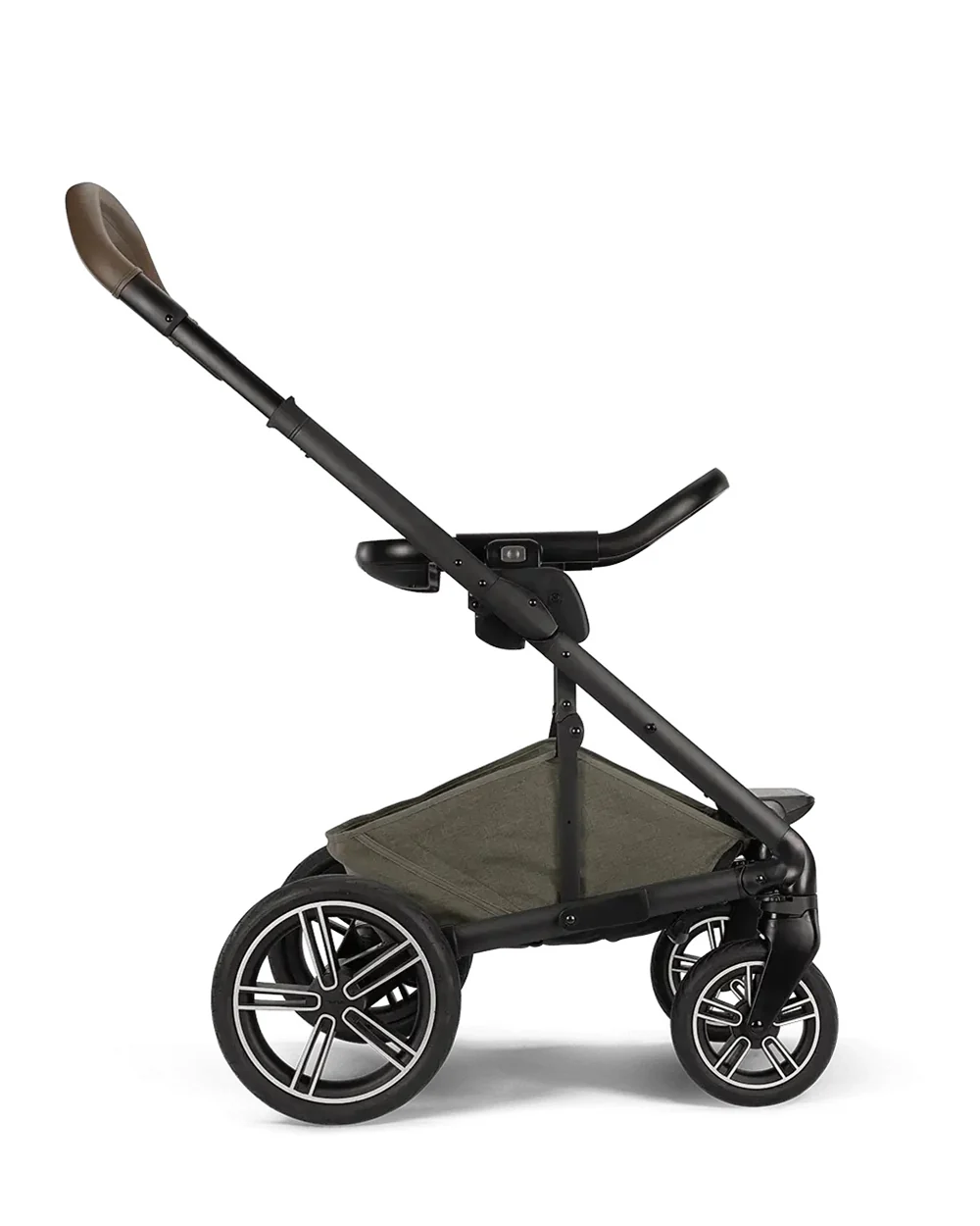 Nuna MIXX Next Baby Stroller-With Cup Holder-Height Adjustable Parent Handle Bar-All Terrain Big Rear Wheels-Includes Rain Cover & Post Adaptors-2 Years Warranty-Pram for 0 to 4Y (Upto 22 Kg)-Pine - Image 16