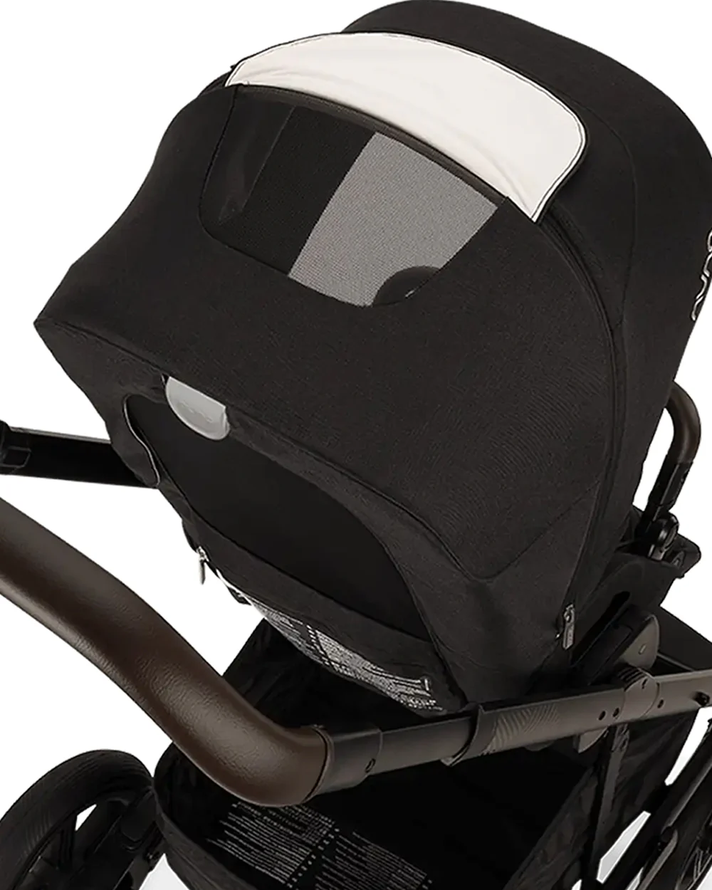 Nuna MIXX Next BMW Collection Stroller-With Cup Holder-Metal BMW Badge On Window Flap-Exclusvie Wheels With BMW Trinity Pattern-2 Years Warranty-Pram for 0 to 4Y (Upto 22 Kg)-Element - Image 12
