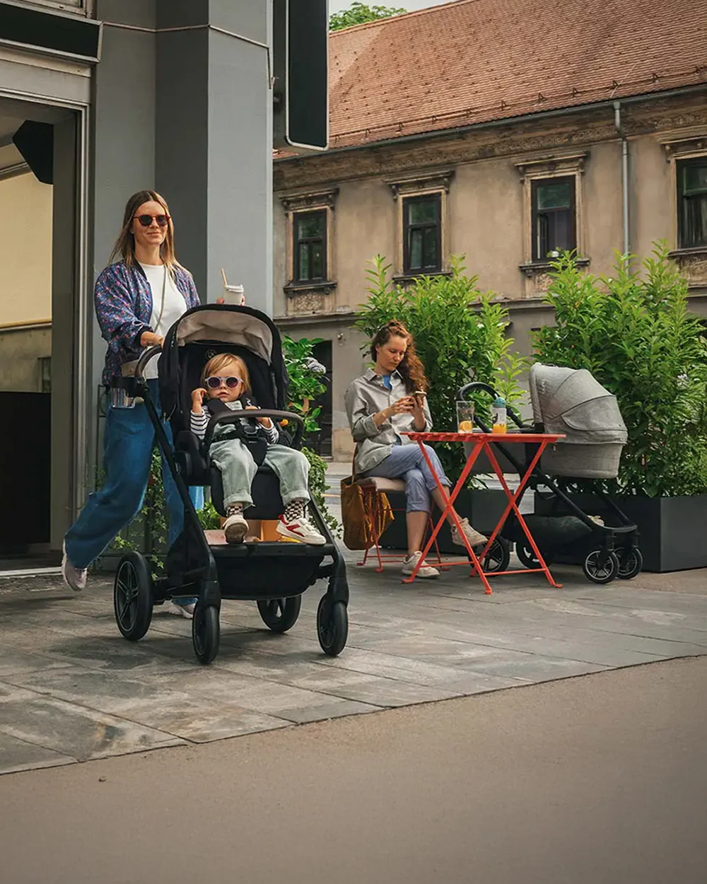 Nuna MIXX Next BMW Collection Stroller-With Cup Holder-Metal BMW Badge On Window Flap-Exclusvie Wheels With BMW Trinity Pattern-2 Years Warranty-Pram for 0 to 4Y (Upto 22 Kg)-Element - Image 26