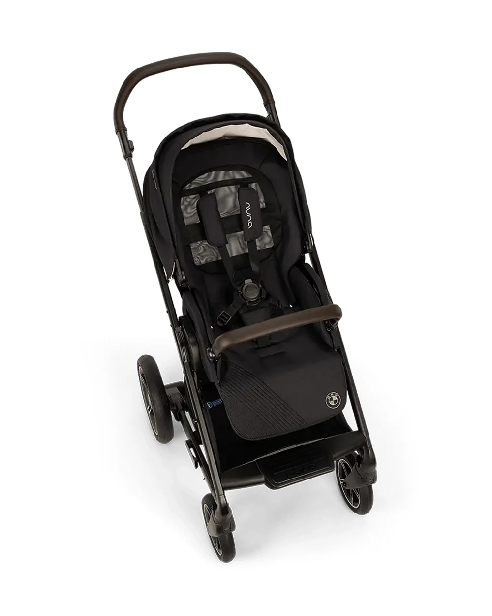 Nuna MIXX Next BMW Collection Stroller-With Cup Holder-Metal BMW Badge On Window Flap-Exclusvie Wheels With BMW Trinity Pattern-2 Years Warranty-Pram for 0 to 4Y (Upto 22 Kg)-Element - Image 8