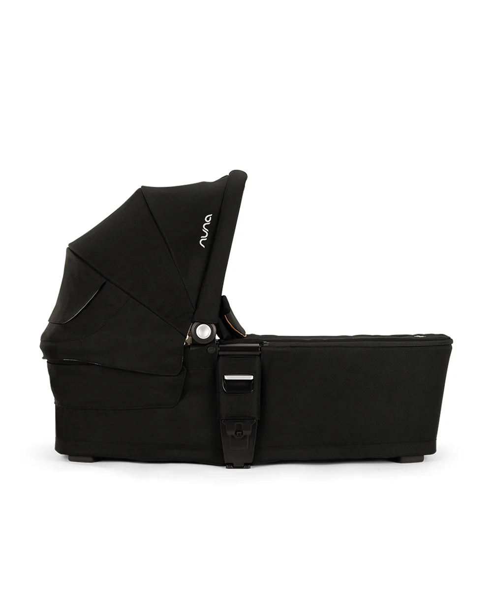 Nuna MIXX Next Carry Cot-Protective UPF 50+ Canopy-Compact Flat Fold-Non Slip Feet-For 0M+ (Upto 9 Kg)-Caviar - Image 6