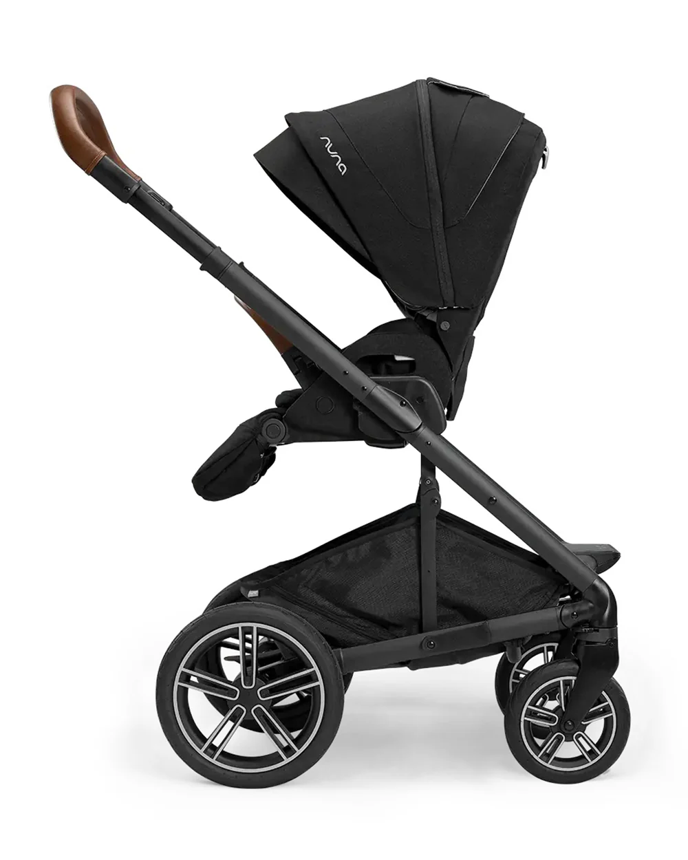 Nuna MIXX Next Stroller & MIXX Next Carry Cot Travel System-With Cup Holder-Caviar - Image 10