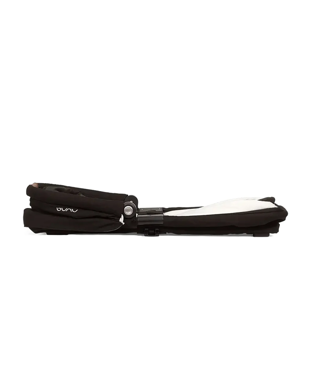 Nuna MIXX Carry Cot-Protective UPF 50+ Canopy-Compact Flat Fold-Non Slip Feet-For 0M+ (Upto 9 Kg)-Caviar - Image 11