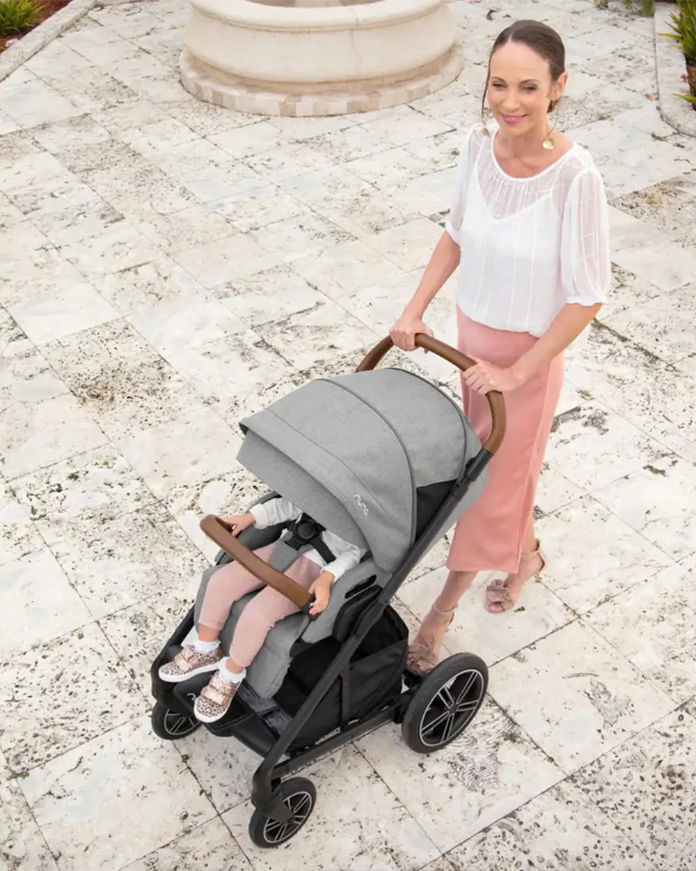 Nuna MIXX Next Stroller & MIXX Next Carry Cot Travel System-With Cup Holder-Caviar - Image 24