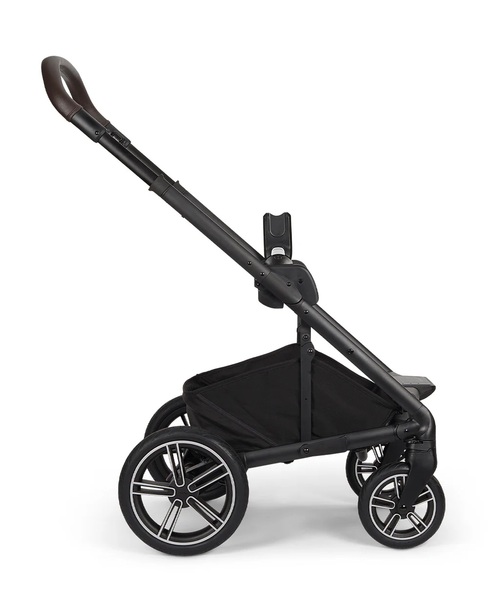 Nuna MIXX Next Baby Stroller-With Cup Holder-Height Adjustable Parent Handle Bar-All Terrain Big Rear Wheels-Includes Rain Cover & Post Adaptors-2 Years Warranty-Pram for 0 to 4Y (Upto 22 Kg)-Chestnut - Image 11