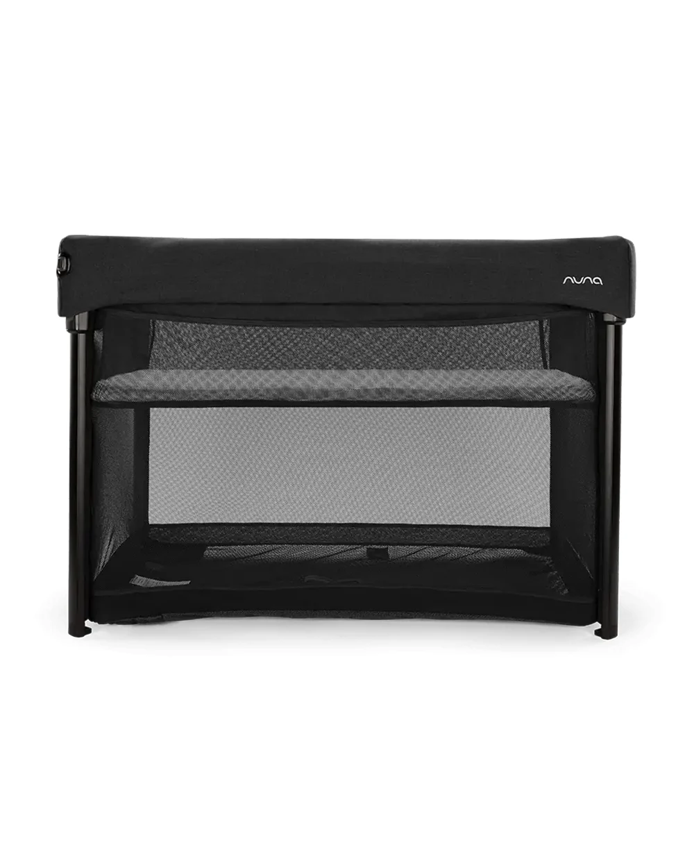 Nuna PAAL Playard & Travel Crib-Functions As A Bassinet-With Padded Edges For Extra Safety-With Removable Mattress & Two Adjustable Mattress Height-Compact Fold & Includes Travel Bag-Caviar - Image 16