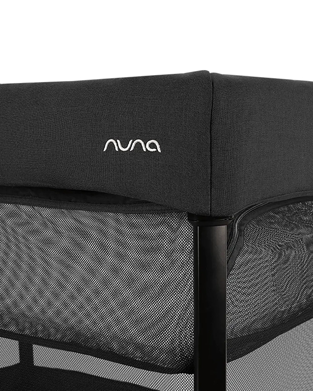 Nuna PAAL Playard & Travel Crib-Functions As A Bassinet-With Padded Edges For Extra Safety-With Removable Mattress & Two Adjustable Mattress Height-Compact Fold & Includes Travel Bag-Caviar - Image 17