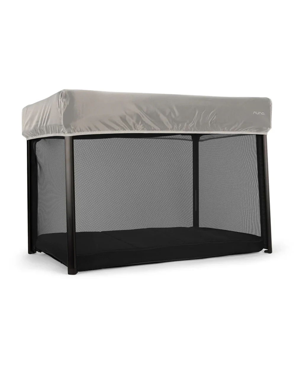 Nuna PAAL Playard & Travel Crib-Functions As A Bassinet-With Padded Edges For Extra Safety-With Removable Mattress & Two Adjustable Mattress Height-Compact Fold & Includes Travel Bag-Caviar - Image 4
