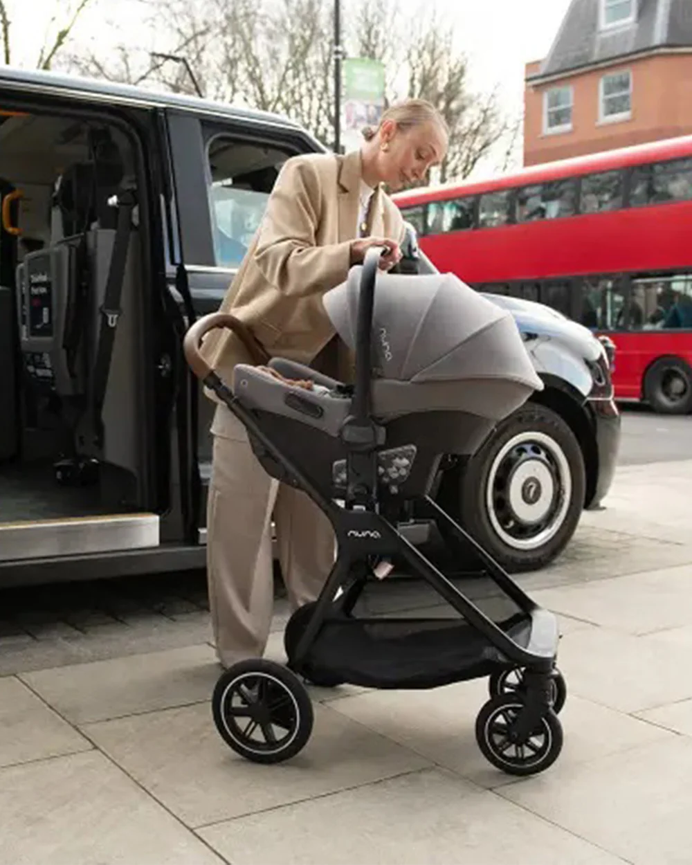 Nuna PIPA Urbn Baby Car Seat-Rear Facing-TUV Aircraft Certified-Integrated ISOFIX Connectors for Easy Installation-Ultra Lightweight-For 0M+ (Upto 13Kg)-Granite - Image 21