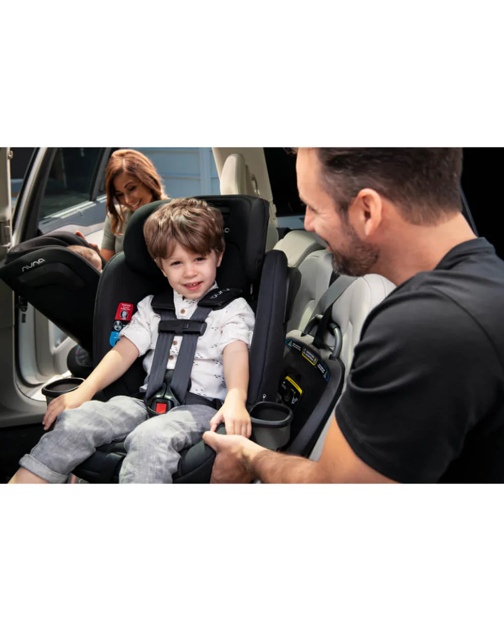 Nuna Revv Baby Car Seat-Greenguard Gold Certified-Convertible (Front and Rear Facing)-360 Degree Rotation-10 Position Reclining Seat-Integrated Rebound Bar to Minimize Rotation During Impact-2 Years Warranty-For 0 to 4Y (Upto 18 Kg)-Caviar - Image 23