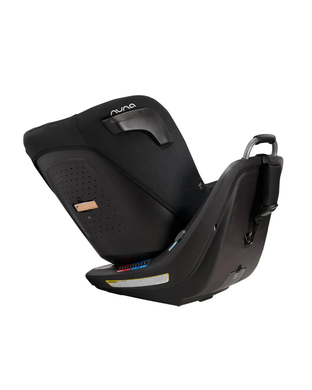 Nuna Revv Baby Car Seat-Greenguard Gold Certified-Convertible (Front and Rear Facing)-360 Degree Rotation-10 Position Reclining Seat-Integrated Rebound Bar to Minimize Rotation During Impact-2 Years Warranty-For 0 to 4Y (Upto 18 Kg)-Caviar - Image 8