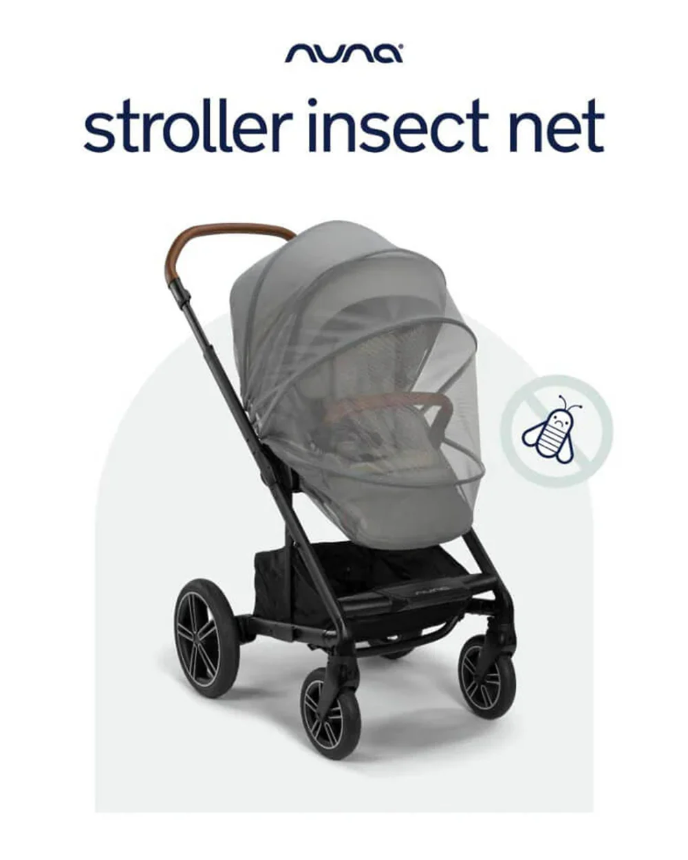 Nuna Stroller Mosquito Net-Breathable Fabric-Compatible With All Nuna Strollers - Image 3