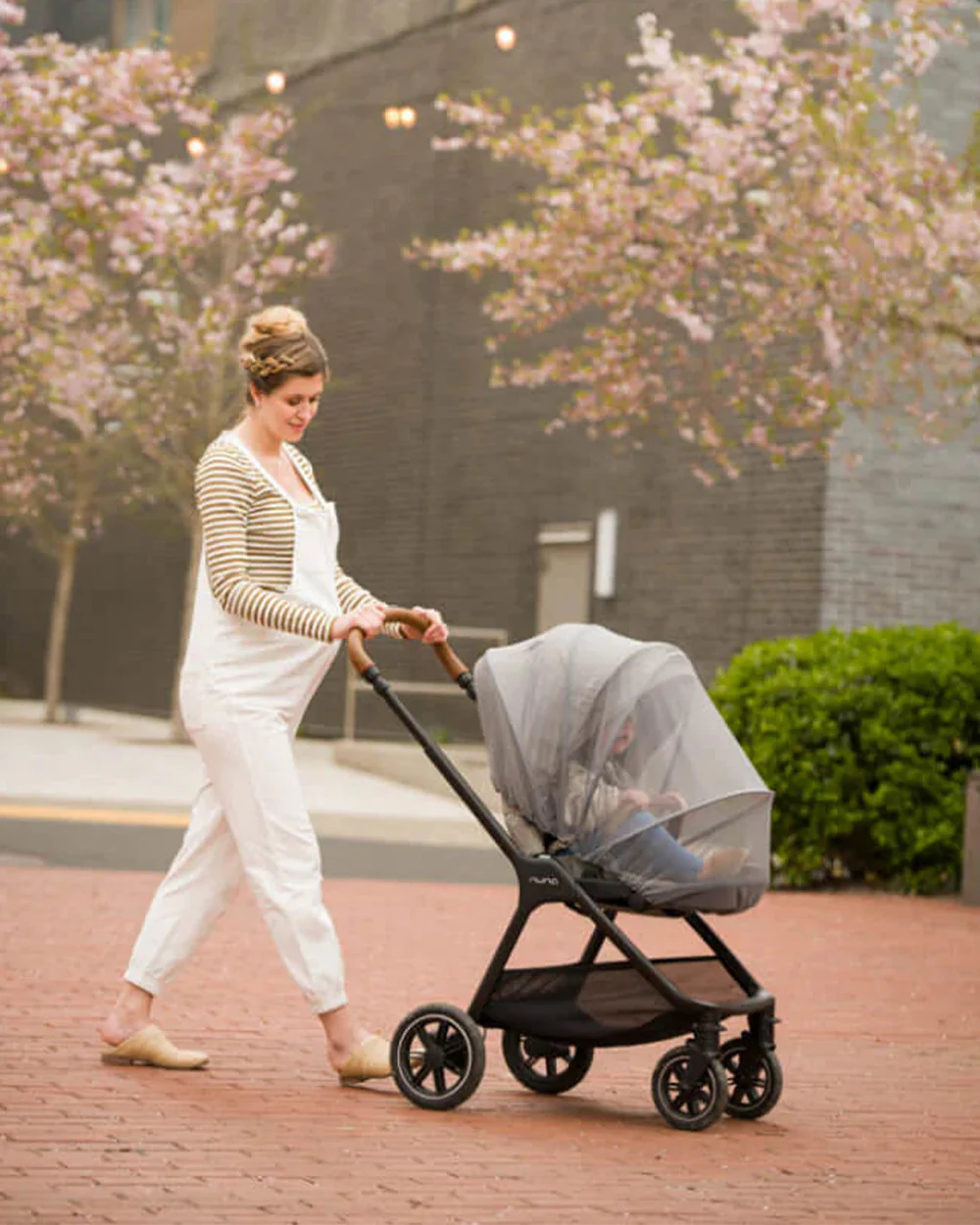 Nuna Stroller Mosquito Net-Breathable Fabric-Compatible With All Nuna Strollers - Image 4