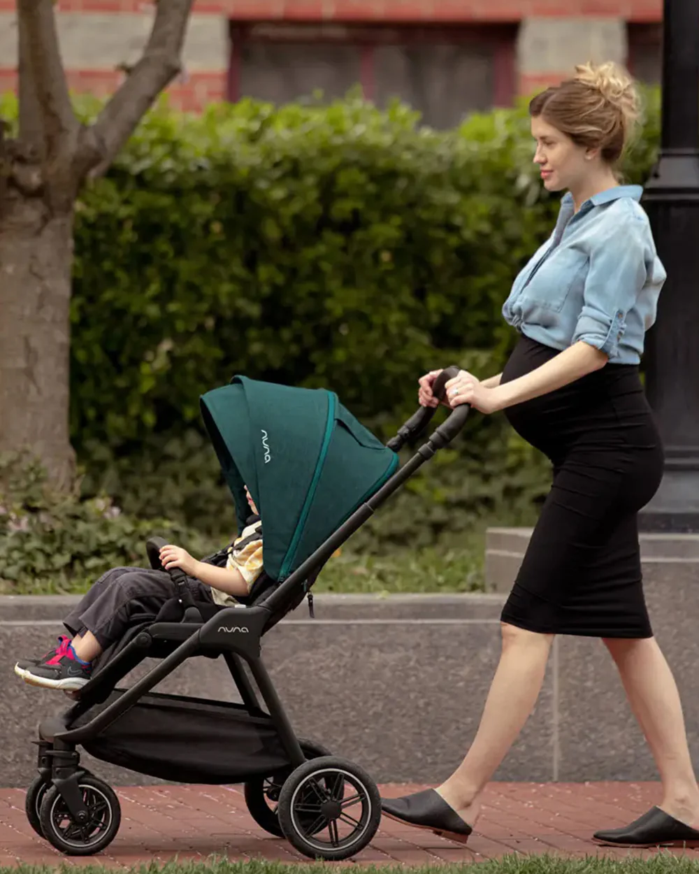 Nuna TRIV Next Baby Stroller-With Cup Holder-One Hand Fold-Includes Rain Cover & Post Adaptors-2 Years Warranty-Pram for 0 to 4Y (Upto 22Kg)-Chestnut - Image 20