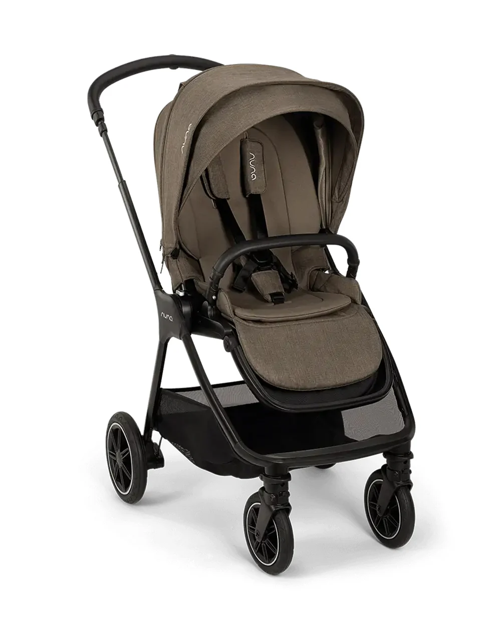 Nuna TRIV Next Baby Stroller-With Cup Holder-One Hand Fold-Includes Rain Cover & Post Adaptors-2 Years Warranty-Pram for 0 to 4Y (Upto 22Kg)-Pistachio - Image 7