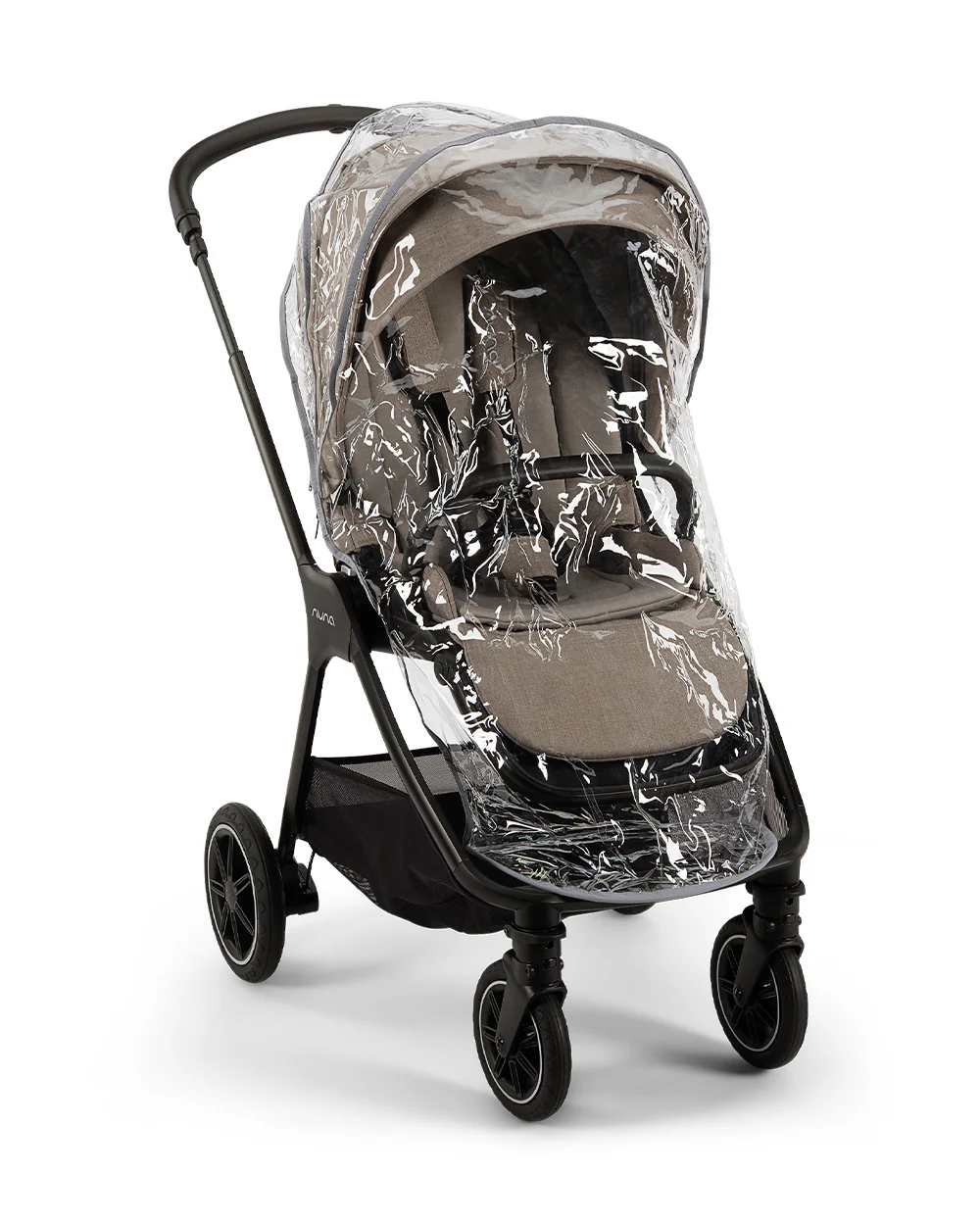 Nuna TRIV Next Baby Stroller-With Cup Holder-One Hand Fold-Includes Rain Cover & Post Adaptors-2 Years Warranty-Pram for 0 to 4Y (Upto 22Kg)-Chateau - Image 8