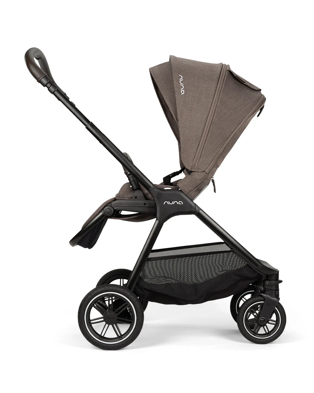 Nuna TRIV Next Baby Stroller-With Cup Holder-One Hand Fold-Includes Rain Cover & Post Adaptors-2 Years Warranty-Pram for 0 to 4Y (Upto 22Kg)-Chestnut - Image 10