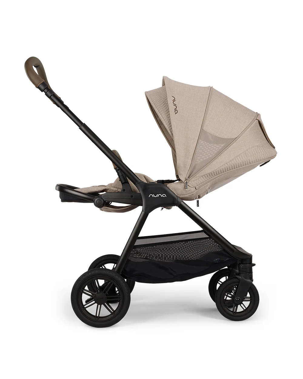 Nuna TRIV Next Baby Stroller-With Cup Holder-One Hand Fold-Includes Rain Cover & Post Adaptors-2 Years Warranty-Pram for 0 to 4Y (Upto 22Kg)-Cosmopolitan - Image 9