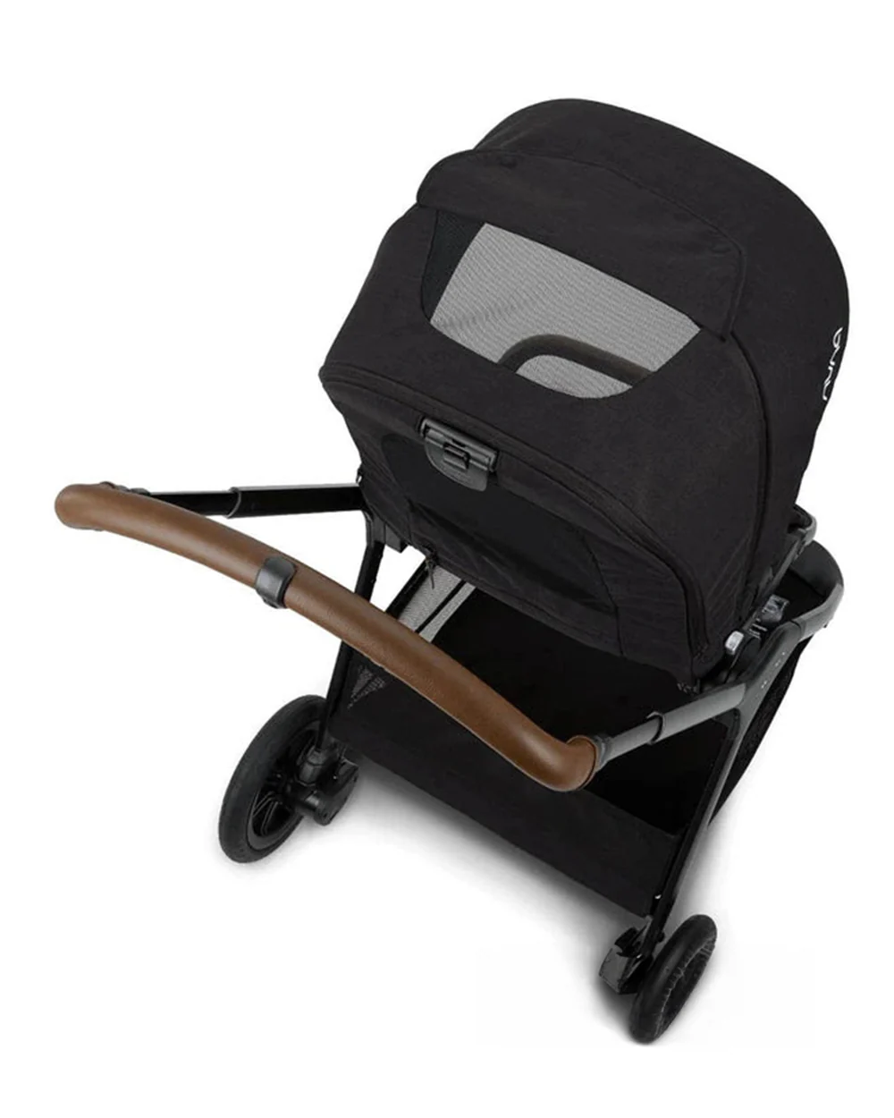 Nuna TRIV Next Baby Stroller-With Cup Holder-One Hand Fold-Includes Rain Cover & Post Adaptors-2 Years Warranty-Pram for 0 to 4Y (Upto 22Kg)-Caviar - Image 14