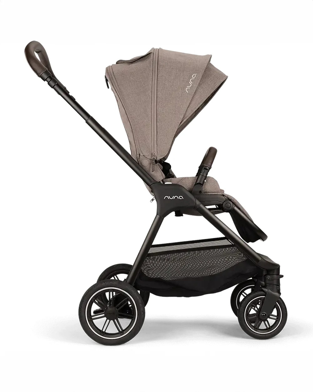 Nuna TRIV Next Baby Stroller-With Cup Holder-One Hand Fold-Includes Rain Cover & Post Adaptors-2 Years Warranty-Pram for 0 to 4Y (Upto 22Kg)-Cedar - Image 8