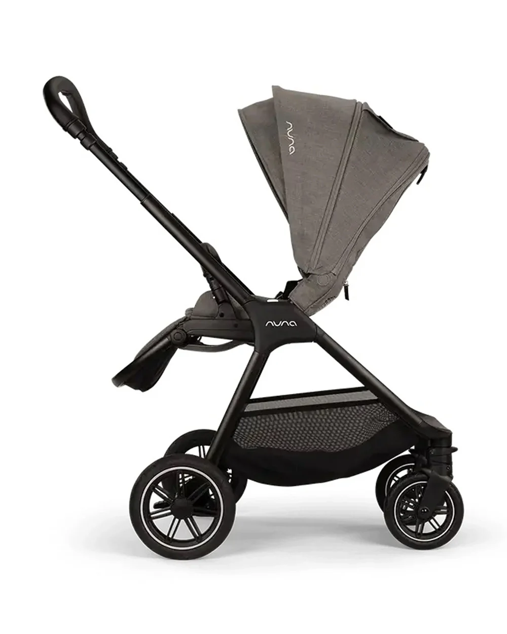 Nuna TRIV Next Stroller-With Cup Holder-Includes Travel Bag, Rain Cover & Post Adaptors-Reversible Seat-One Hand Fold-Pram for 0 to 4Y (Upto 22Kg)-Granite - Image 21