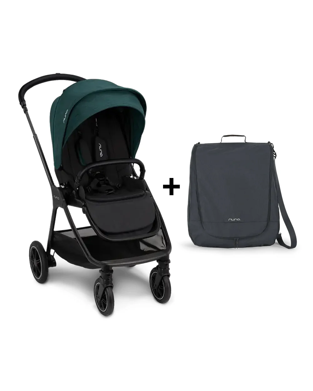 Nuna TRIV Next Stroller-With Cup Holder-Includes Travel Bag, Rain Cover & Post Adaptors-Reversible Seat-One Hand Fold-Pram for 0 to 4Y (Upto 22Kg)-Lagoon - Image 14