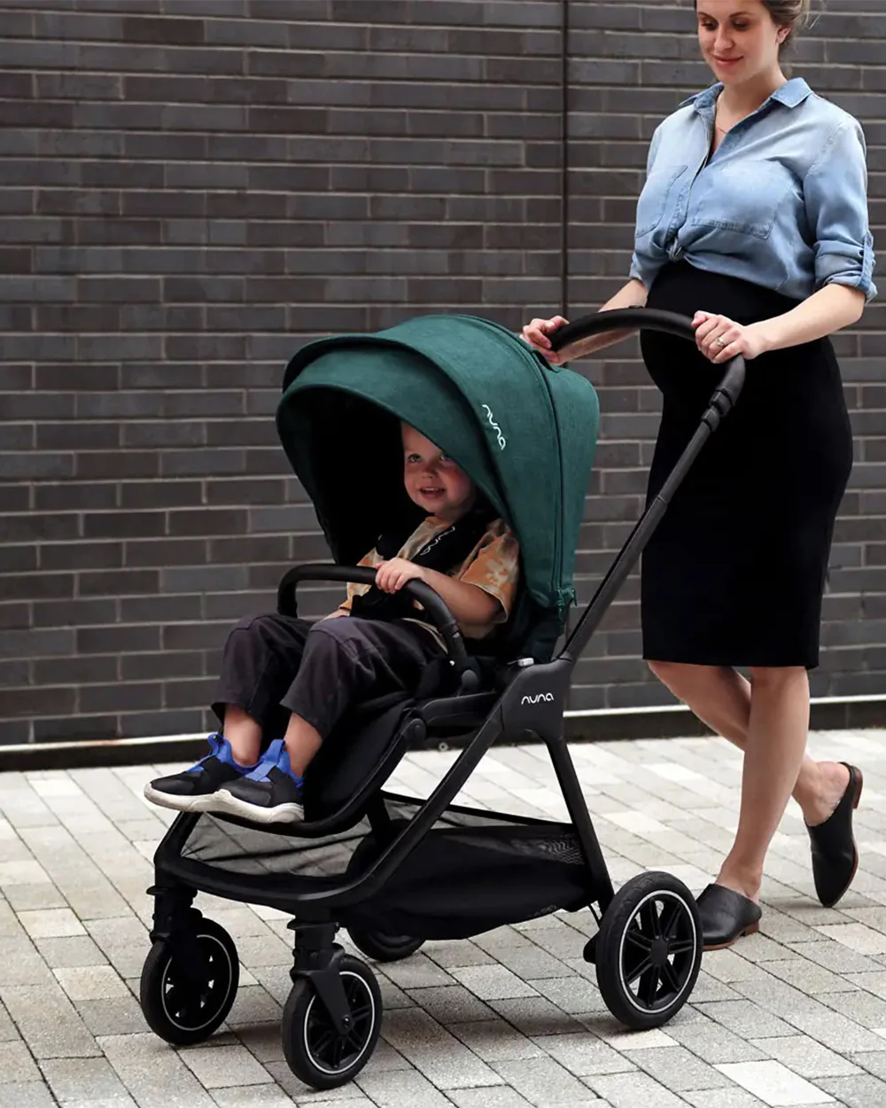 Nuna TRIV Next Baby Stroller-With Cup Holder-One Hand Fold-Includes Rain Cover & Post Adaptors-2 Years Warranty-Pram for 0 to 4Y (Upto 22Kg)-Lagoon - Image 12