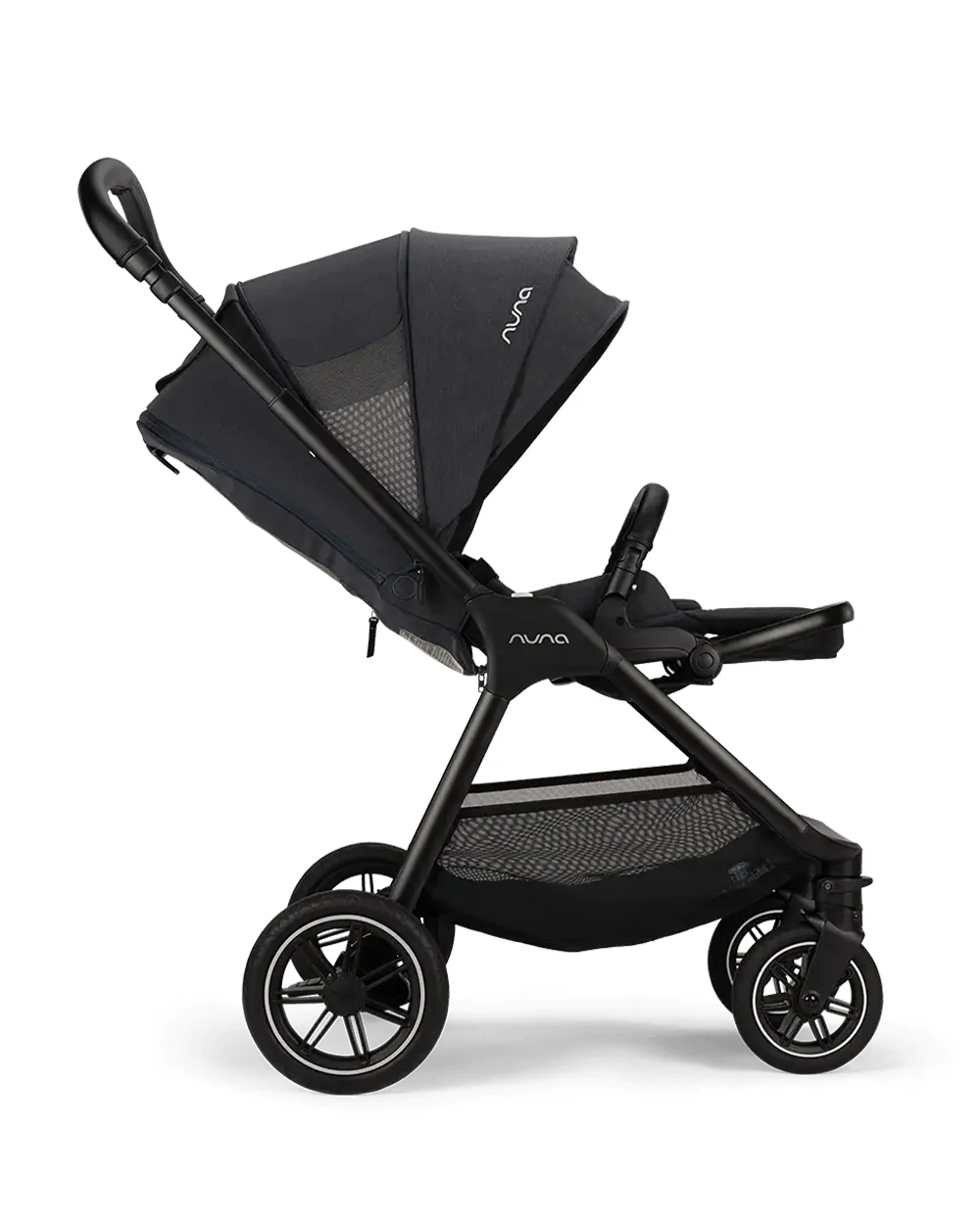 Nuna TRIV Next Baby Stroller-With Cup Holder-One Hand Fold-Includes Rain Cover & Post Adaptors-2 Years Warranty-Pram for 0 to 4Y (Upto 22Kg)-Ocean - Image 12