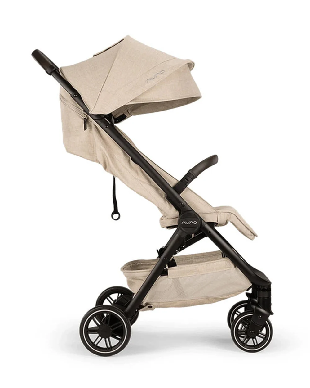 Nuna TRVL Cabin Friendly Baby Stroller-With Cup Holder-One Touch Fold-Compact Size-Pram for 0M+ (Upto 22Kg)-Biscotti - Image 12