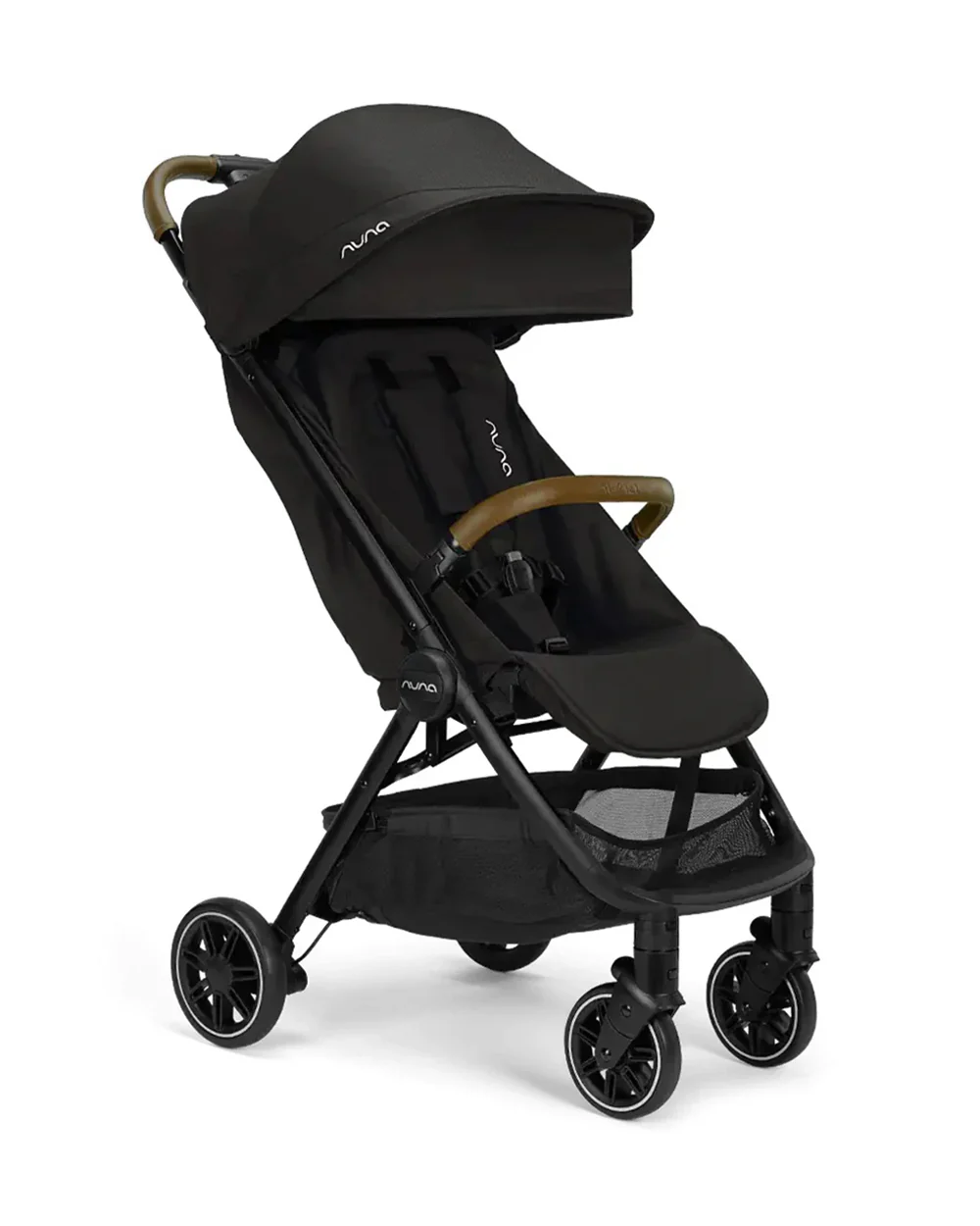 Nuna TRVL Cabin Friendly Baby Stroller-With Cup Holder-One Touch Fold-Compact Size-Pram for 0M+ (Upto 22Kg)-Caviar - Image 10