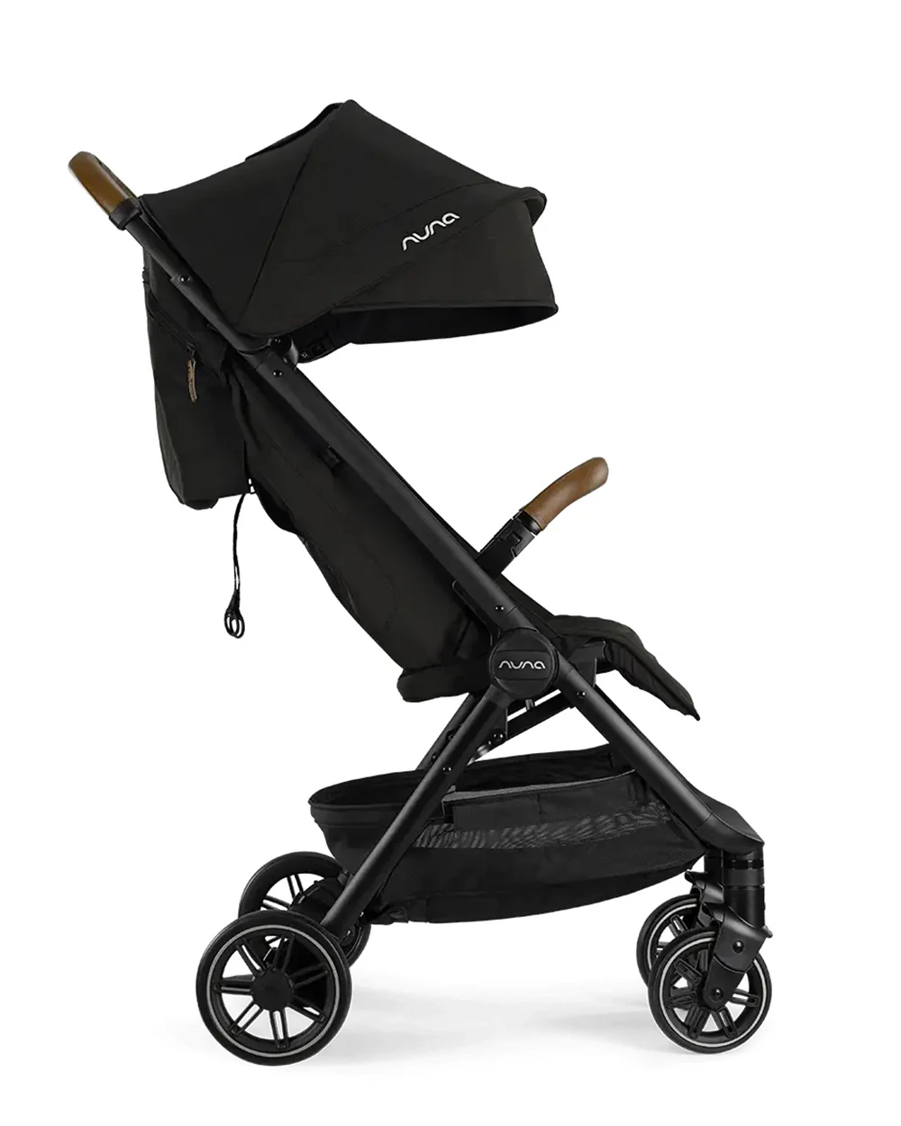 Nuna TRVL Cabin Friendly Baby Stroller-With Cup Holder-One Touch Fold-Compact Size-Pram for 0M+ (Upto 22Kg)-Caviar - Image 14