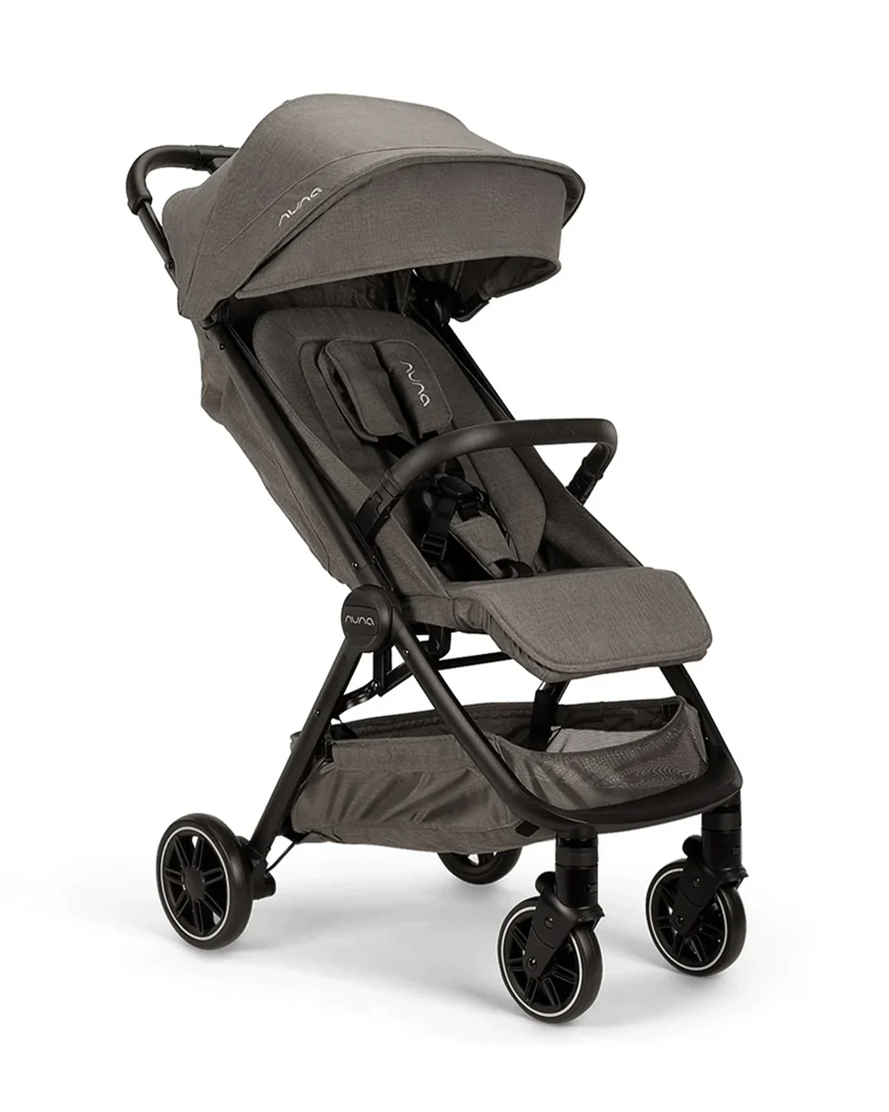 Nuna TRVL Cabin Friendly Baby Stroller-With Cup Holder-One Touch Fold-Compact Size-Pram for 0M+ (Upto 22Kg)-Granite - Image 12